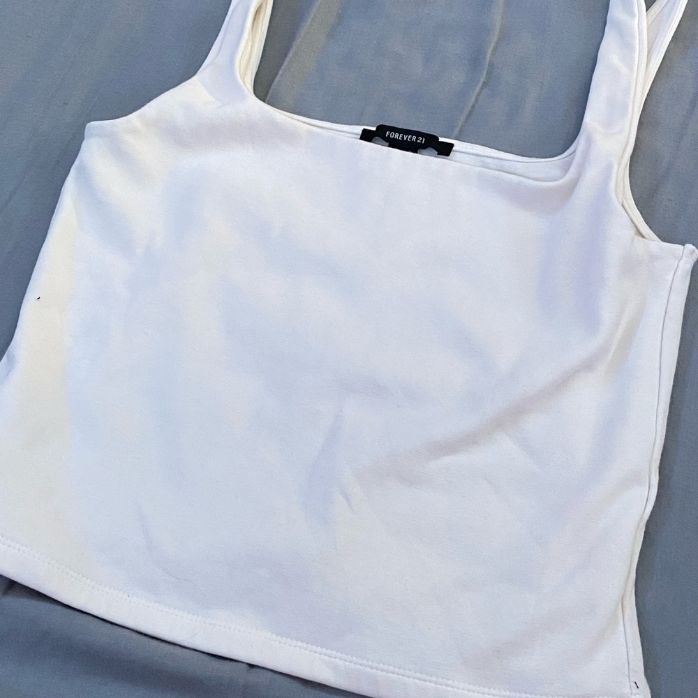 Forever 21 Classic White Tank Top